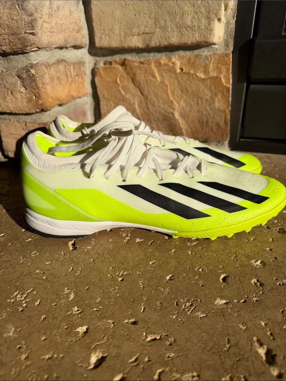 NWOT adidas X Crazyfast Men’s Soccer Turf Shoes - Neon size 10.5